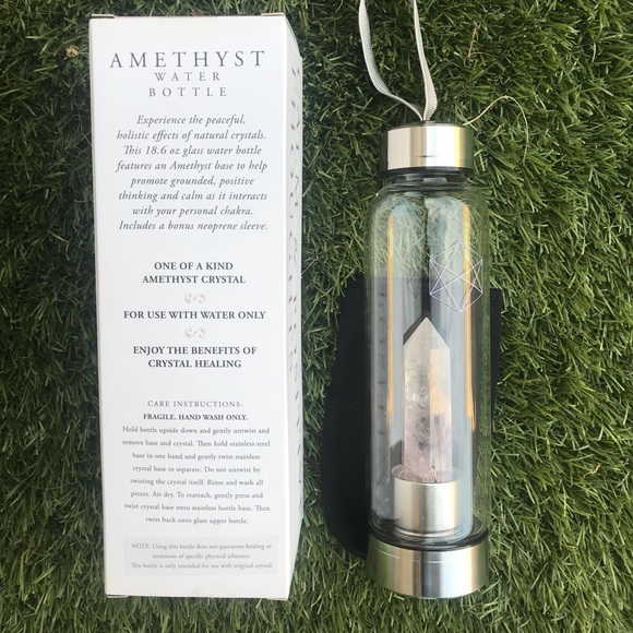 Other Amethyst Crystal Water Bottle Poshmark